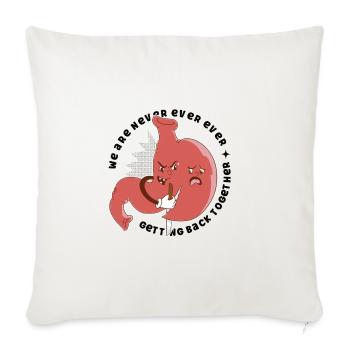 Gastric Sleeve Gastric Sleeve Surgery Gastrectomy - Throw Pillow Cover 17.5” x 17.5” - natural white - Front