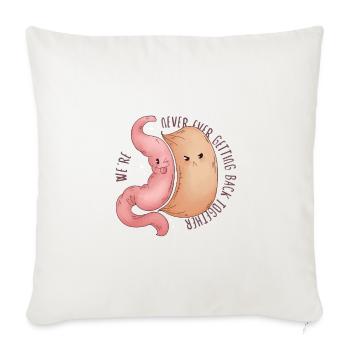 Gastric Sleeve Gastric Sleeve Surgery Gastrectomy - Throw Pillow Cover 17.5” x 17.5” - natural white - Front