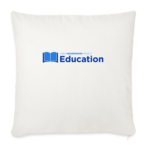 Mainframe Open Education - Throw Pillow Cover 17.5” x 17.5”