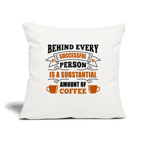 coffee coffee lover - Throw Pillow Cover 17.5” x 17.5”