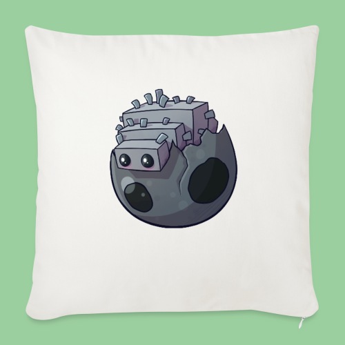 Cartoon Silverfish - Throw Pillow Cover 17.5” x 17.5”