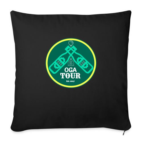 OGA Tour - Throw Pillow Cover 17.5” x 17.5”