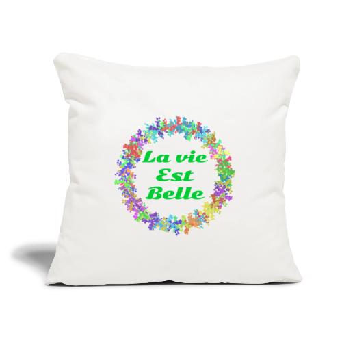 – Positive Attitude - Throw Pillow Cover 17.5” x 17.5”