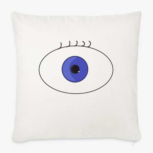 eye - Throw Pillow Cover 17.5” x 17.5”