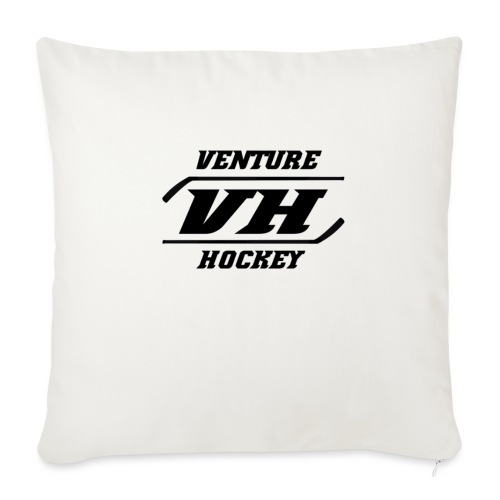 Original Venture Hockey Logo - Throw Pillow Cover 17.5” x 17.5”