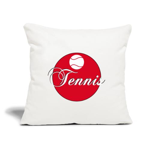 Tennis Pulse - Throw Pillow Cover 17.5” x 17.5”