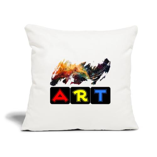 Pulse of Art - Throw Pillow Cover 17.5” x 17.5”