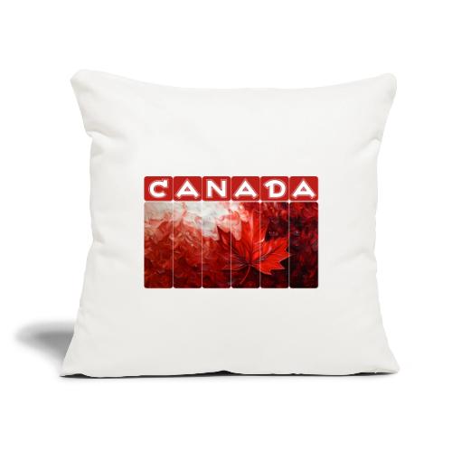 Canada Painted Pride - Throw Pillow Cover 17.5” x 17.5”