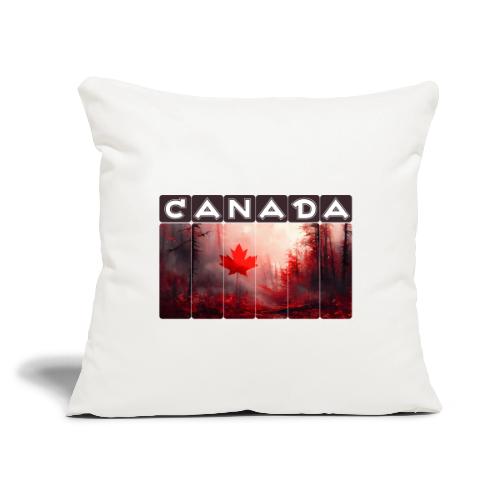 Canada Nature Vibes - Throw Pillow Cover 17.5” x 17.5”