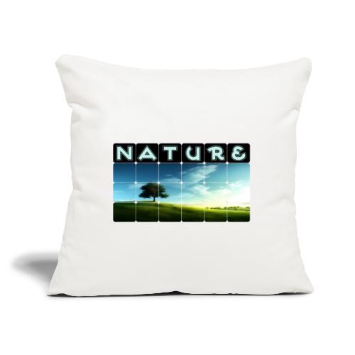 Nature: Solitary Strength - Throw Pillow Cover 17.5” x 17.5”