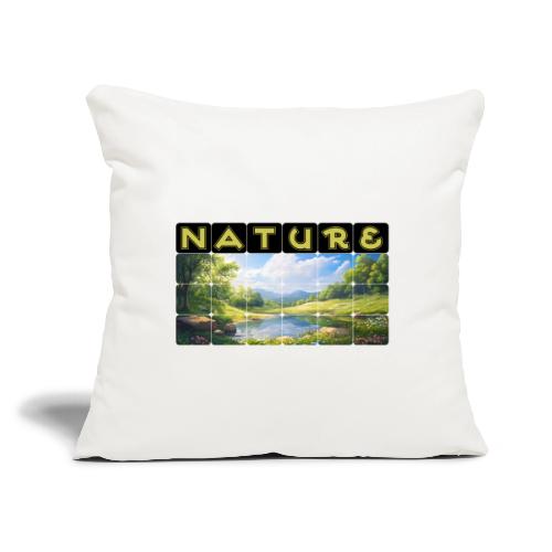 Nature: Springtime Serenity - Throw Pillow Cover 17.5” x 17.5”