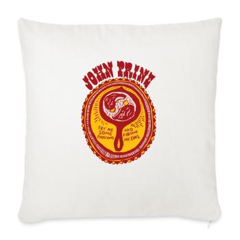john prine - Throw Pillow Cover 17.5” x 17.5” - natural white - Front