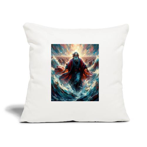 Moses and the great Exodus - Throw Pillow Cover 17.5” x 17.5”