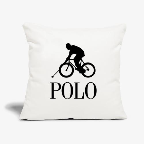 bike polo - Throw Pillow Cover 17.5” x 17.5”