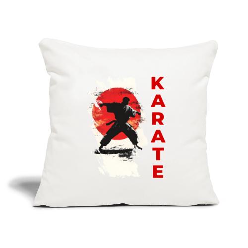 Karate: the spirit of discipline - Throw Pillow Cover 17.5” x 17.5”