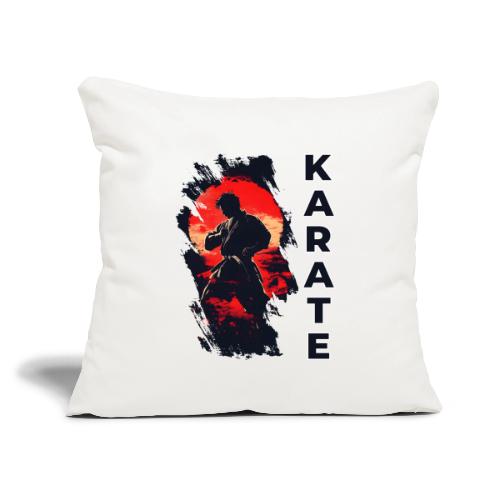 Karate: the art of self-mastery - Throw Pillow Cover 17.5” x 17.5”