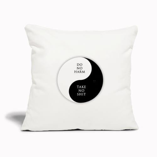 Yin and Yang - Throw Pillow Cover 17.5” x 17.5”