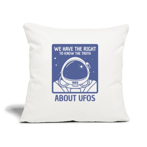 astronaut - Throw Pillow Cover 17.5” x 17.5”