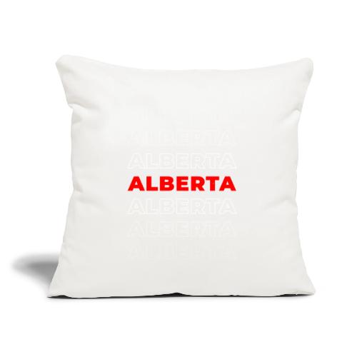 Alberta Accent - Throw Pillow Cover 17.5” x 17.5”