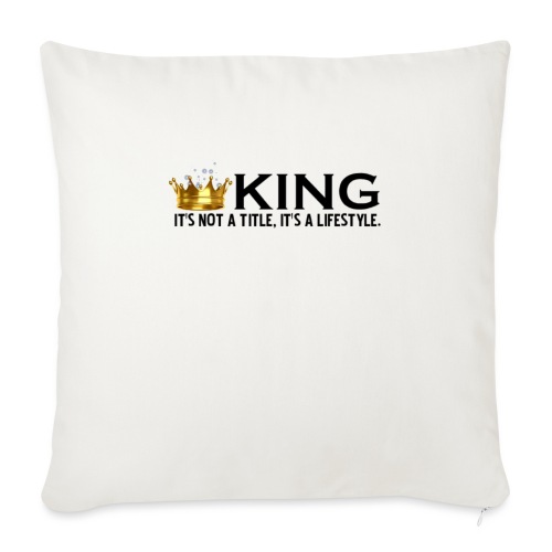 King - Throw Pillow Cover 17.5” x 17.5”