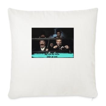 Maratonci - Throw Pillow Cover 17.5” x 17.5” - natural white - Front