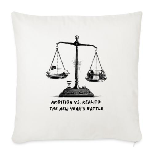 Ambition vs. Reality T-Shirt, Mug, & Leggings - Throw Pillow Cover 17.5” x 17.5”
