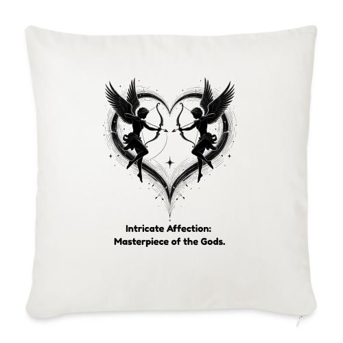 Intricate Affection T-Shirt - Throw Pillow Cover 17.5” x 17.5”