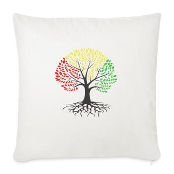ARBRE RASTA - Housse de coussin décorative - blanc nature - Devant