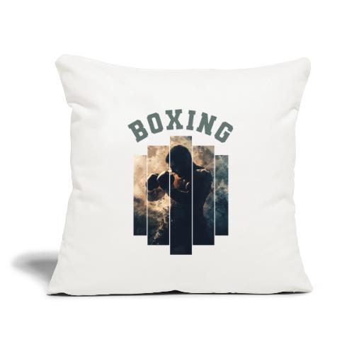Boxing Spirit - Throw Pillow Cover 17.5” x 17.5”