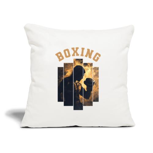 The Art of Boxing - Throw Pillow Cover 17.5” x 17.5”