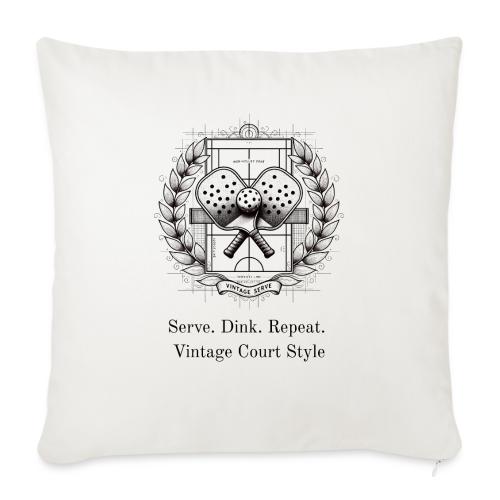 Vintage Pickleball T-Shirt, Mug, & Poster - Throw Pillow Cover 17.5” x 17.5”