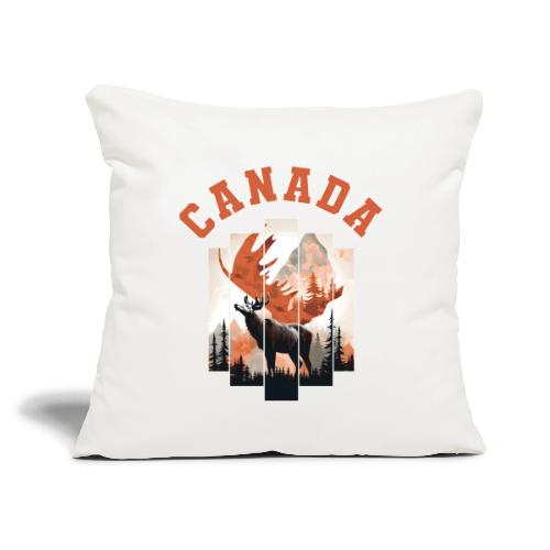 Great Canadian Outdoors - Throw Pillow Cover 17.5” x 17.5”