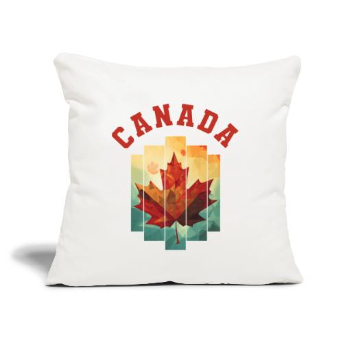Canada’s Artistic Emblem - Throw Pillow Cover 17.5” x 17.5”