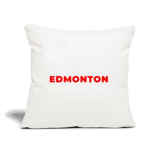 Edmonton Echo - Throw Pillow Cover 17.5” x 17.5”