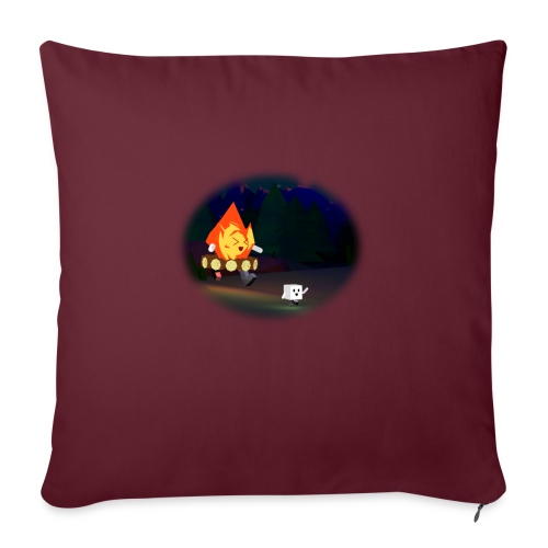 'Round the Campfire - Throw Pillow Cover 17.5” x 17.5”
