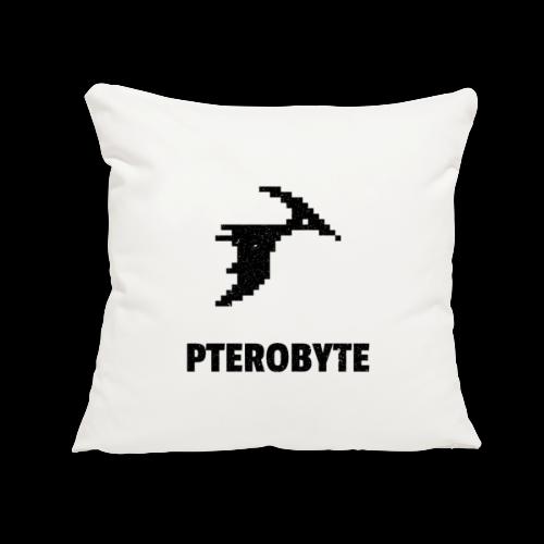 Pterobyte | Epic Digital Dinosaur - Throw Pillow Cover 17.5” x 17.5”