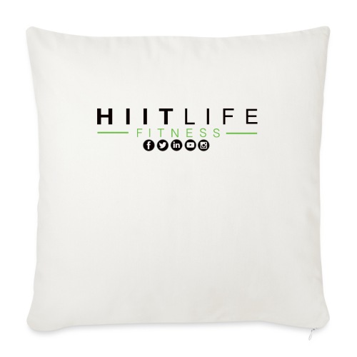 HLFLogosocial - Throw Pillow Cover 17.5” x 17.5”