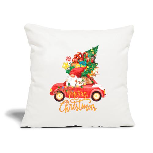 Merry Christmas - Throw Pillow Cover 17.5” x 17.5”