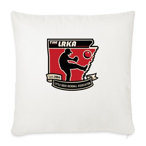 Black/Red State LRKA 2026 Logo - Throw Pillow Cover 17.5” x 17.5”