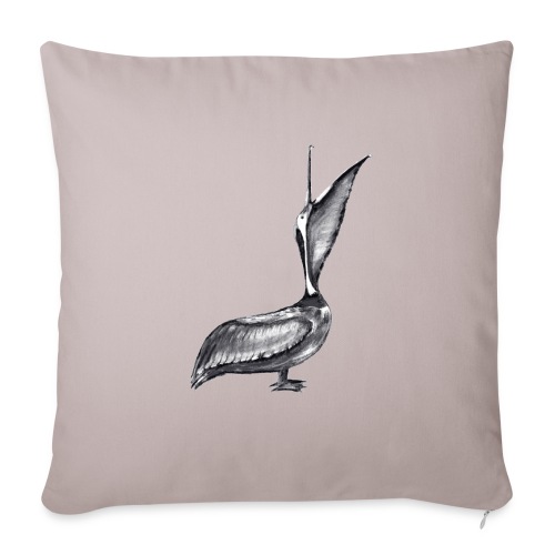 Pelican - Throw Pillow Cover 17.5” x 17.5”