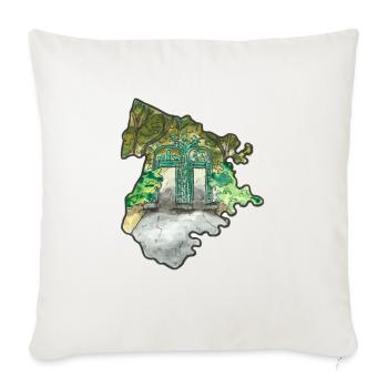BC The Bronx Zoo Long - Throw Pillow Cover 17.5” x 17.5” - natural white - Front