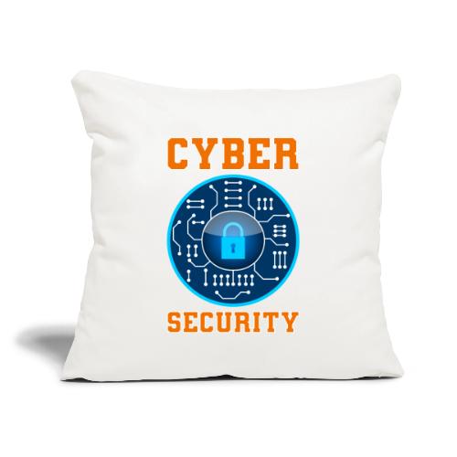Cycer security: Secure by Design - Throw Pillow Cover 17.5” x 17.5”