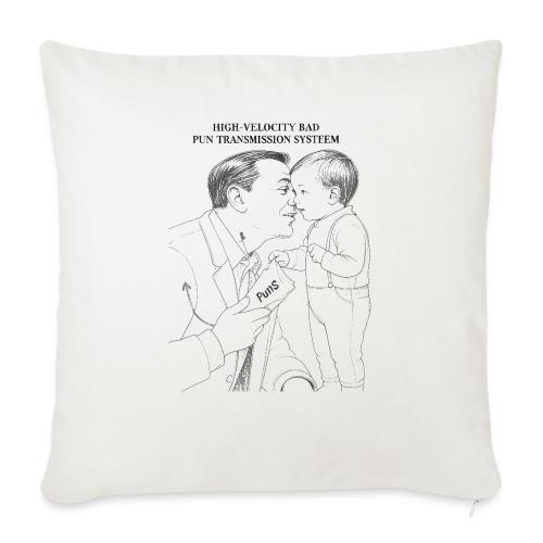 Dad Joke Blueprint T-Shirt - Throw Pillow Cover 17.5” x 17.5”