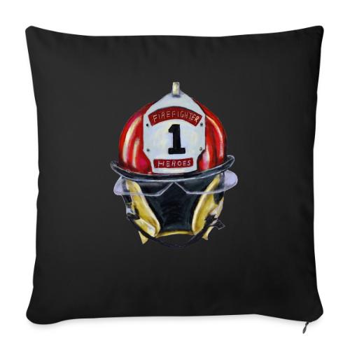 Firefighter - Throw Pillow Cover 17.5” x 17.5”