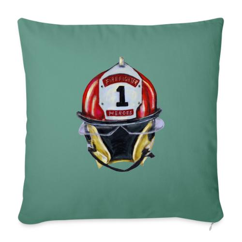 Firefighter - Throw Pillow Cover 17.5” x 17.5”