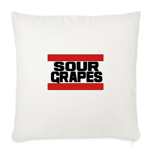 Grape M C - Throw Pillow Cover 17.5” x 17.5”