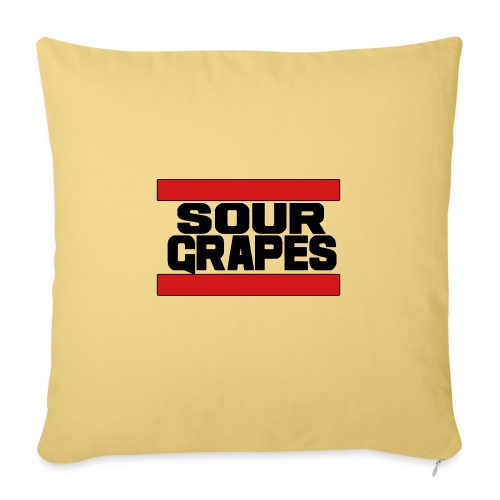 Grape M C - Throw Pillow Cover 17.5” x 17.5”