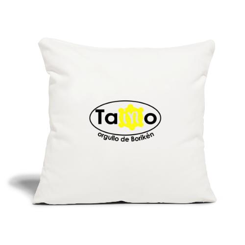 Taino orgullo de Borikén - Throw Pillow Cover 17.5” x 17.5”