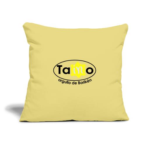 Taino orgullo de Borikén - Throw Pillow Cover 17.5” x 17.5”