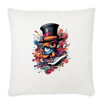 Sneaker Swag - Throw Pillow Cover 17.5” x 17.5” - natural white - Front